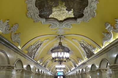 Moscow Metro, Russia
Photo by falco at Pixabay 