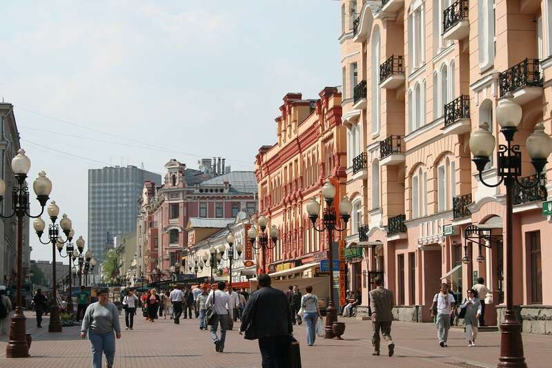 The Old Arbat Street, Moscow, Russia
Photo by  Lynn Greyling website Pixabay 
