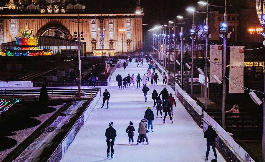 New Year in VDNKH, Moscow