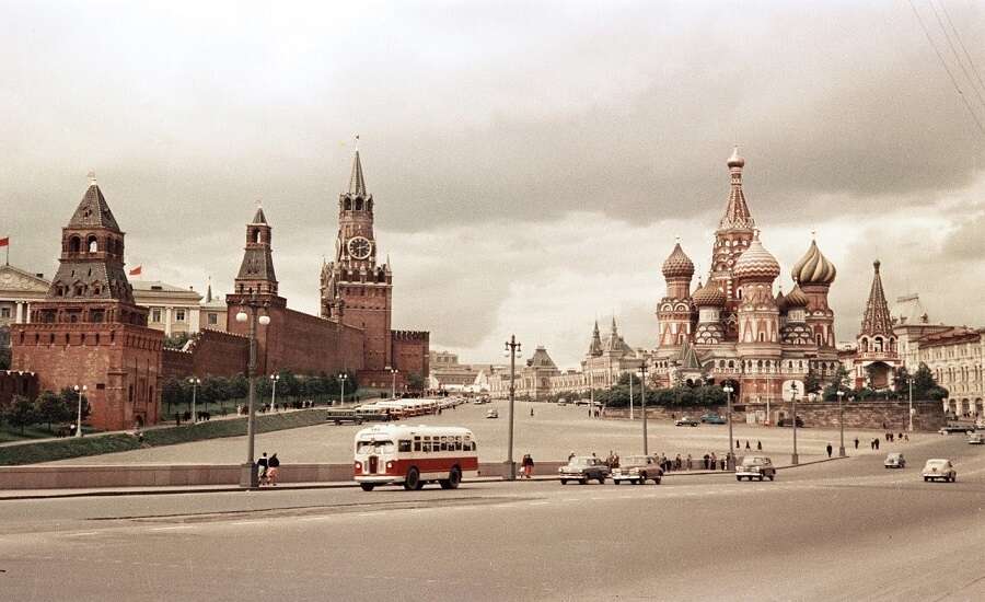 The Moscow Kremlin During Soviet Russia