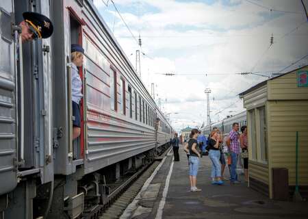 Russian train station
