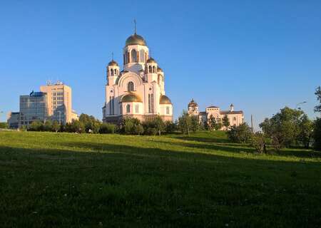 Yekaterinburg Cathedral on the blood, Russia
