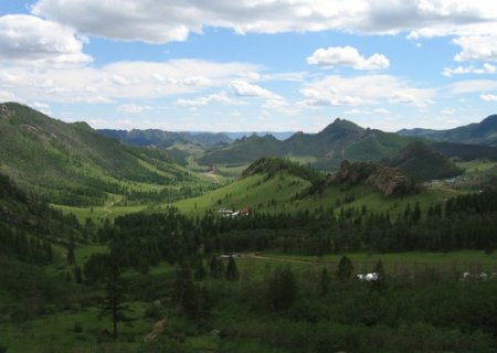 Picturesque mountain valley