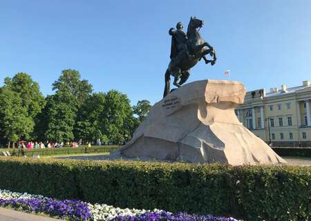 Bronze horseman, St Petersburg, Russia